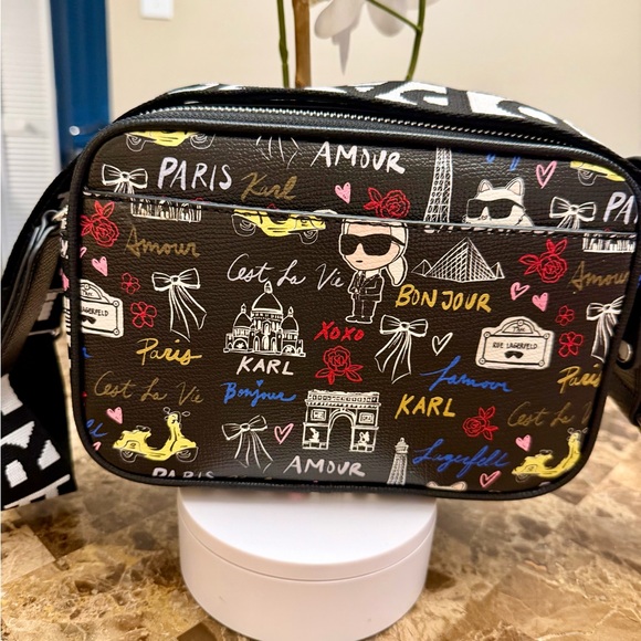 Karl Lagerfeld Paris Maybelle Camera Crossbody Bag - Picture 5 of 14